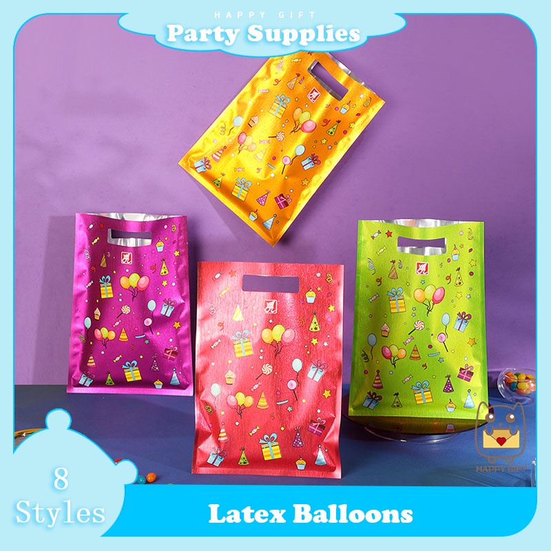 SG Children Party Gift Bags Birthday Party Goodie Pack Cartoon Plastic