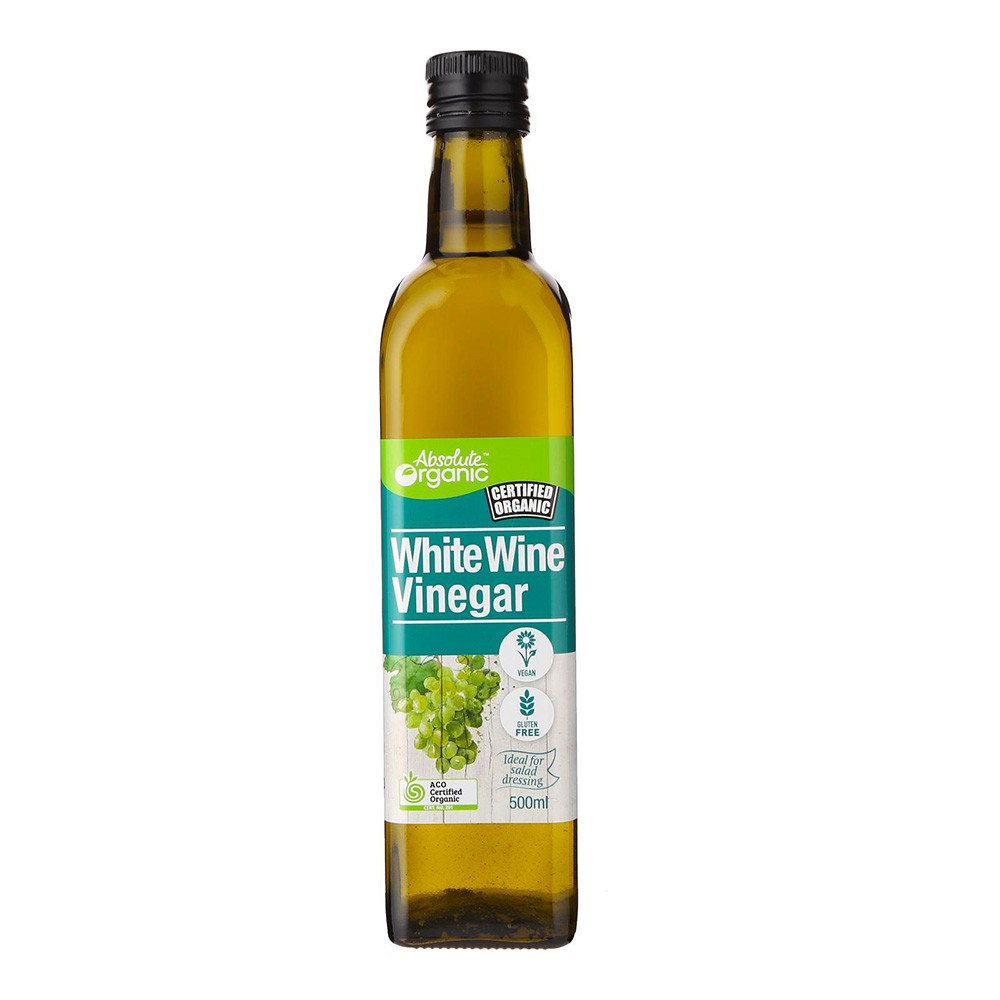 Absolute Organic White Wine Vinegar, 500 ml WSHT [Australia] Shopee