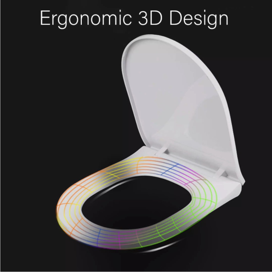 High Quality Toilet Seat Cover Quick Release Silent SlowClose Ushaped