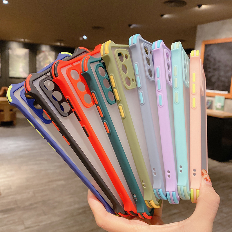 Casing Samsung Galaxy A12 A42 A32 A52 A72 5G Camera Rear AntiFall Matte
