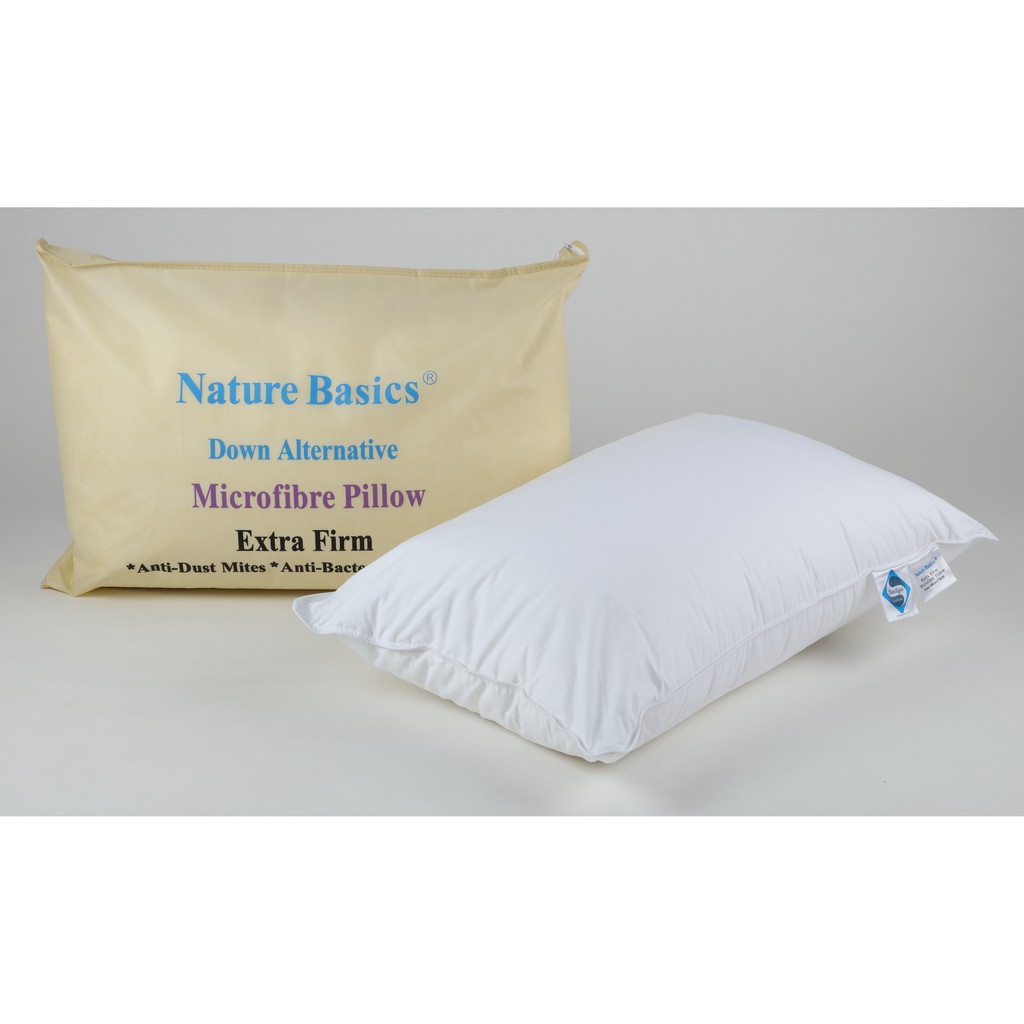 Nature Basics Extra Firm Microfibre Pillow Fabric 100 Cotton Fabric