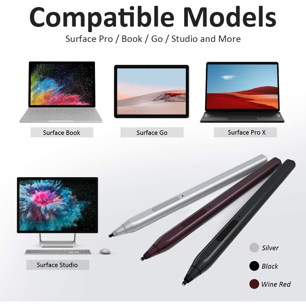 Surface Pen 4096 Pressure Sensitivity Attachment Tilt Palm
