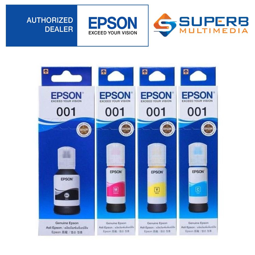 Epson Ink 001 For Printer L4150 / L4160 / L6160 / L6170 / L6190