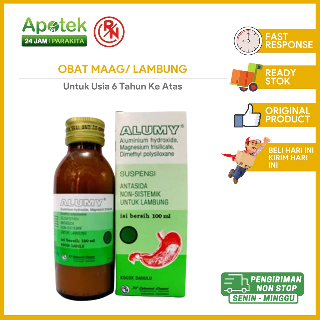 Alumy Tablet / Syrup Medicine Suspension / Gastric Fill 100 ML Shopee Singapore