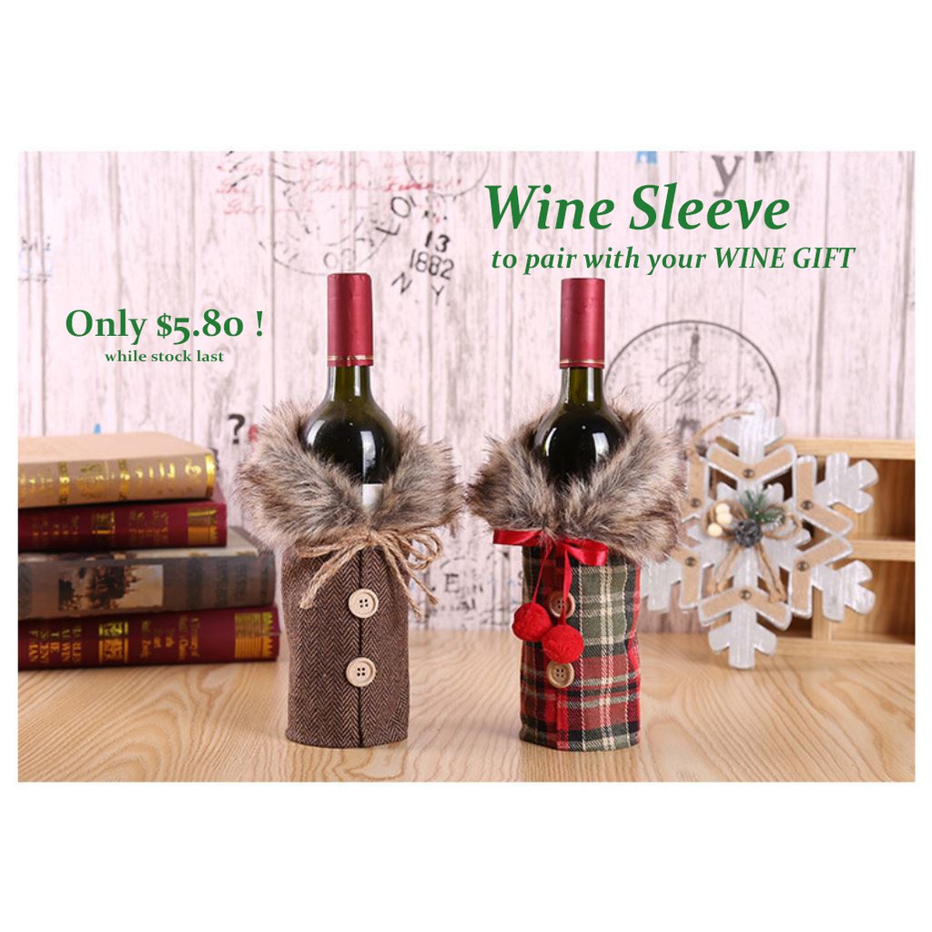 Elegant Wine Sleeves _ Gift Ideas for all Occasions Shopee Singapore