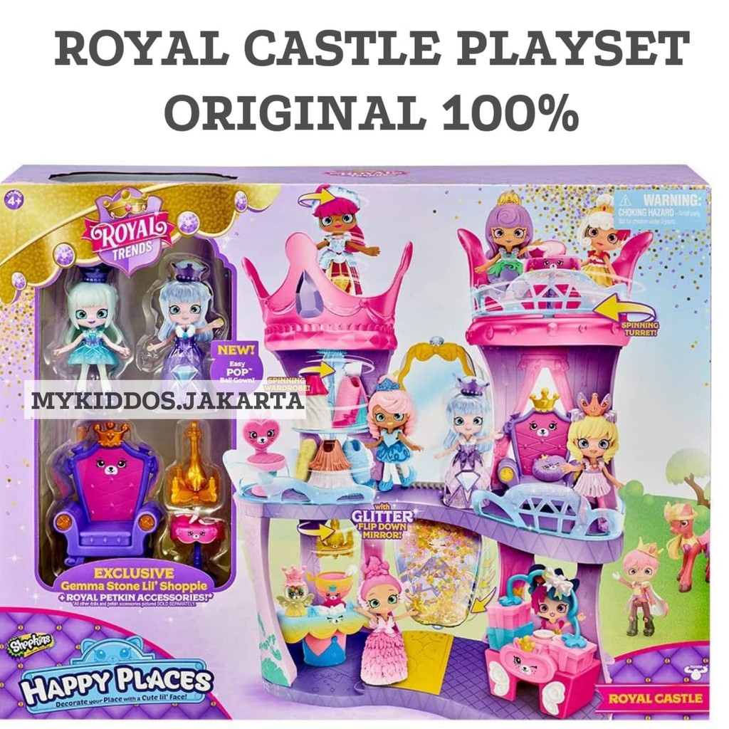 Shopkins Happy Places ROYAL Trends ROYAL CASTLE PLAYSET (Original