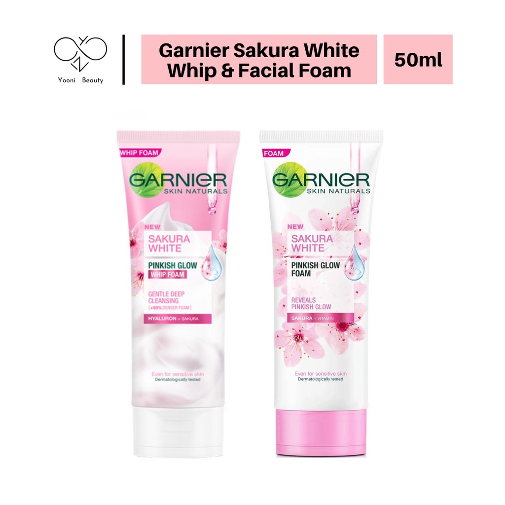 Garnier Sakura White Facial Foam 50ml/Face Wash Garnier Sakura White