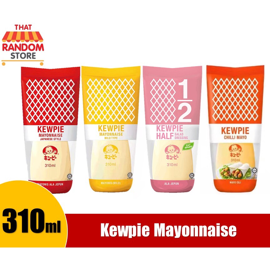 Malaysia] Kewpie Mayonnaise 310ml (Japanese/Milk/Half/Chilli