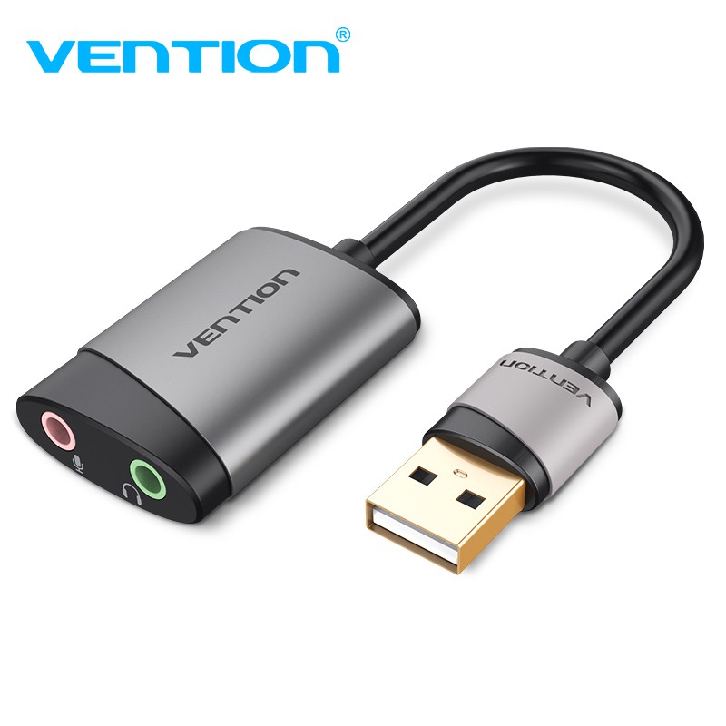 Vention USB External Sound Card USB to AUX Jack 3.5mm