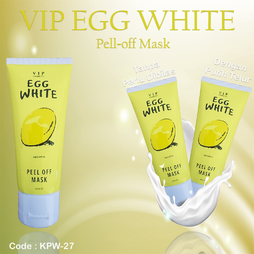 Vip EGG WHITE MASK EGG WHITE MASK EGG WHITE PEEL OFF EGG MASK Shopee