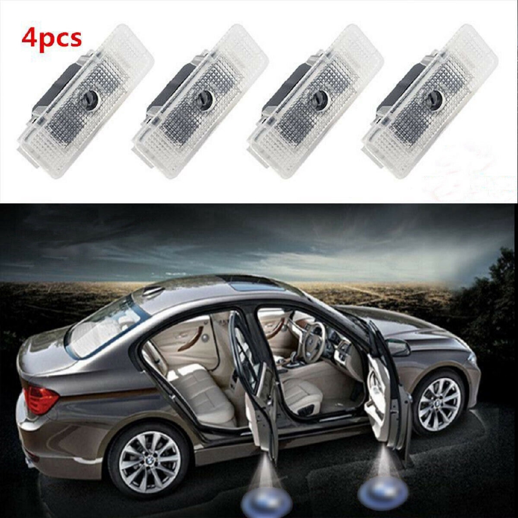 4Pcs LED Door Light Courtesy Shadow Projector For BMW X5 X6 E70 E71 E72