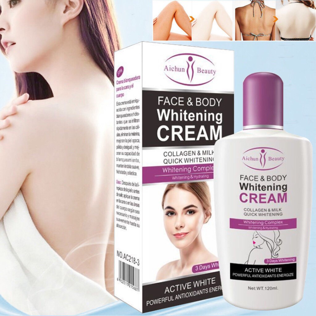 Aichun Beauty Face & Body Whitening Cream for Dark Skin Bleaching