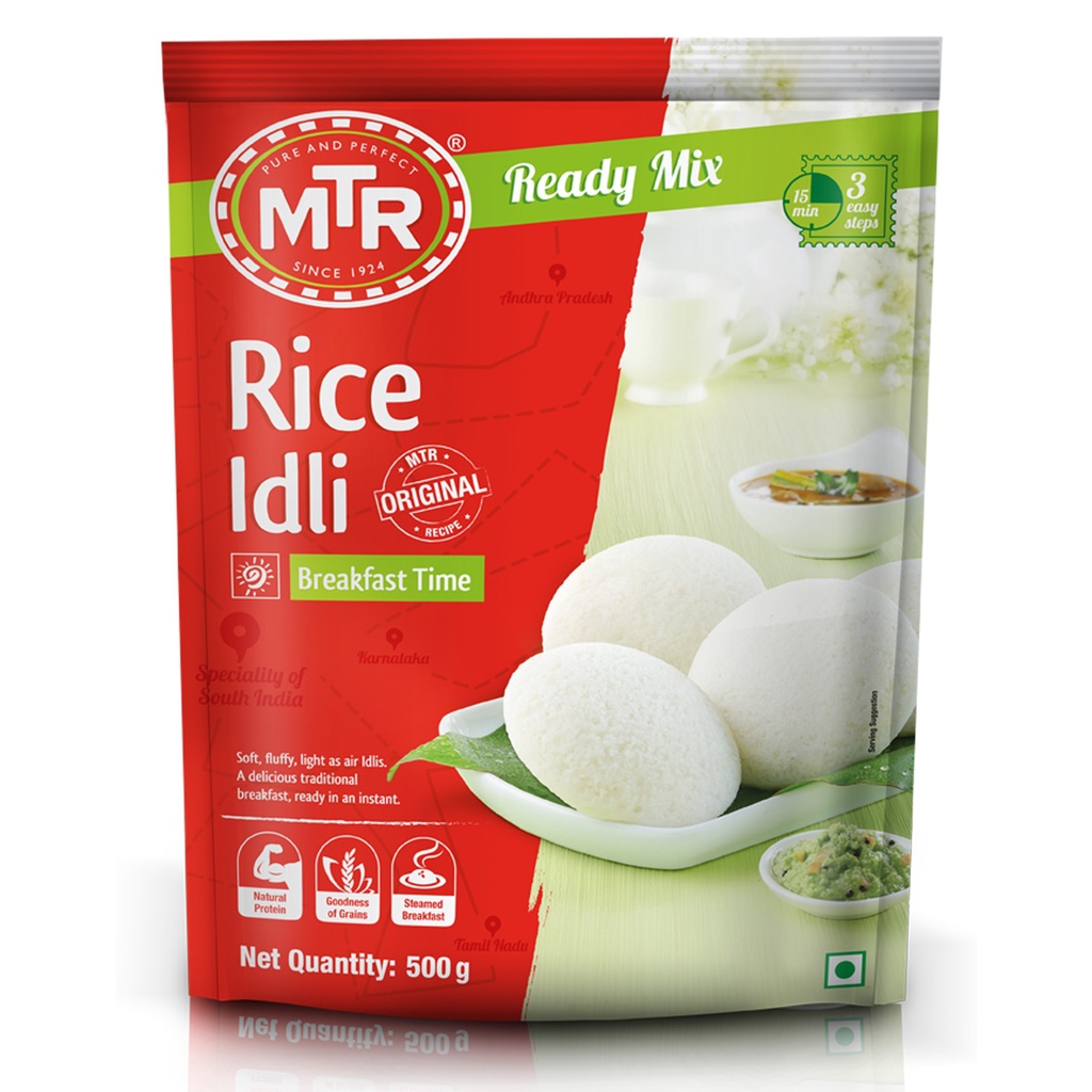 Mtr Rice Idli Instant Breakfast Ready Mix 500g (Segera Idli Flour