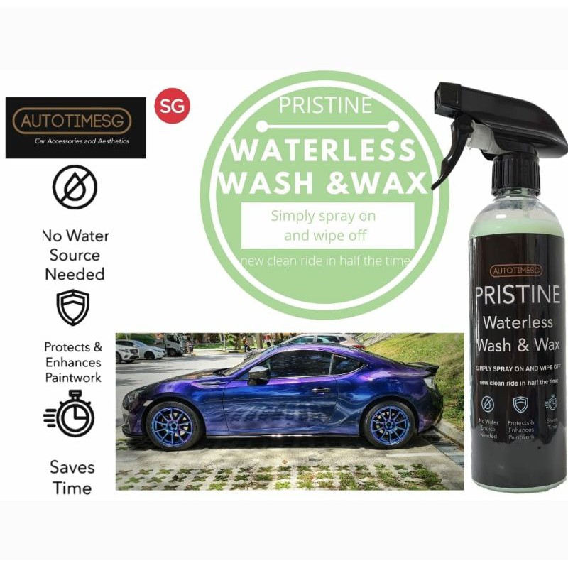 [Local SG Seller] PRISTINE Waterless Wash & Wax by AutoTimeSG Detailing