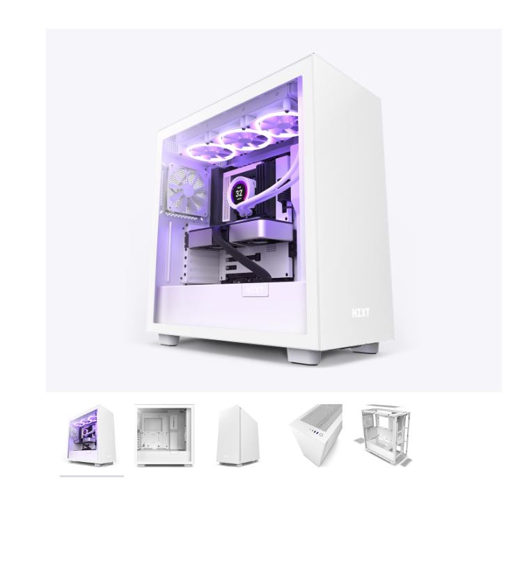 NZXT H7 BLACK/WHITE CASE (2 YEARS WARRANTY BY TECH DYNAMIC PTE LTD