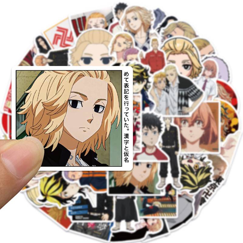 50 Pcs/Set Anime Tokyo Revengers Sano Manjirou Mitsuya Takashi Matsuno Chifuyu Ryuuguuji Ken