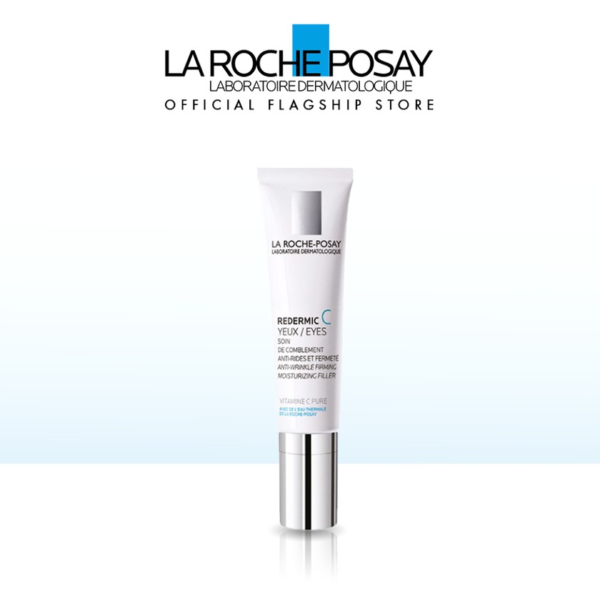 La RochePosay Redermic C Eyes 15ml AntiWrinkle & Skin Radiance Eye Cream with Pure Vitamin C