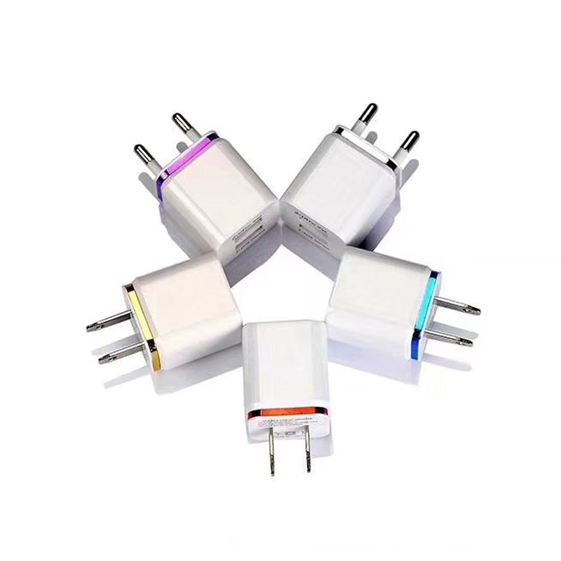 Charger Plug with Dual USB Port UK (3 pin) / US (2 pin) Shopee Singapore