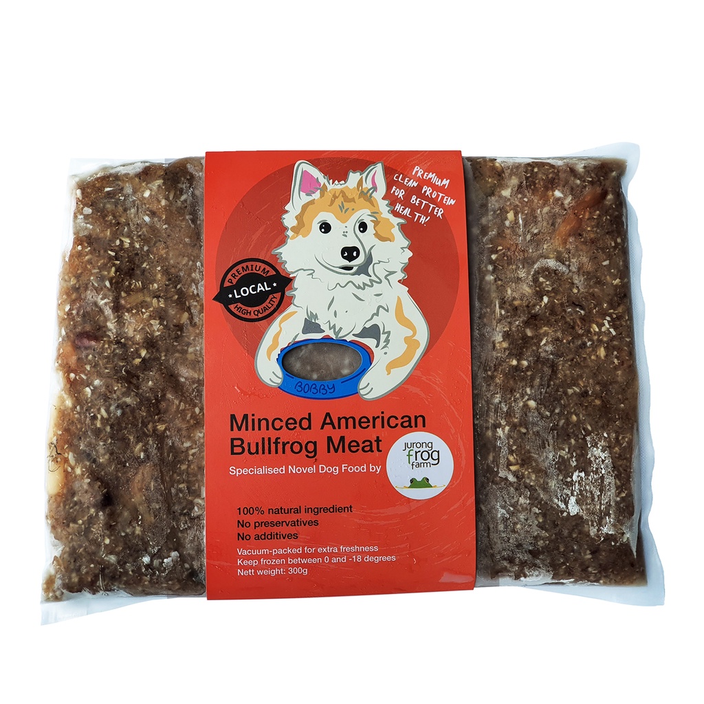 Minced American Bullfrog Meat (Specialised Diet for Dogs) Shopee