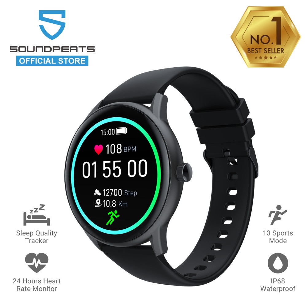 SoundPEATS Watch Pro 1 Smart Fitness Watch With 13 Sport Modes, Sleep