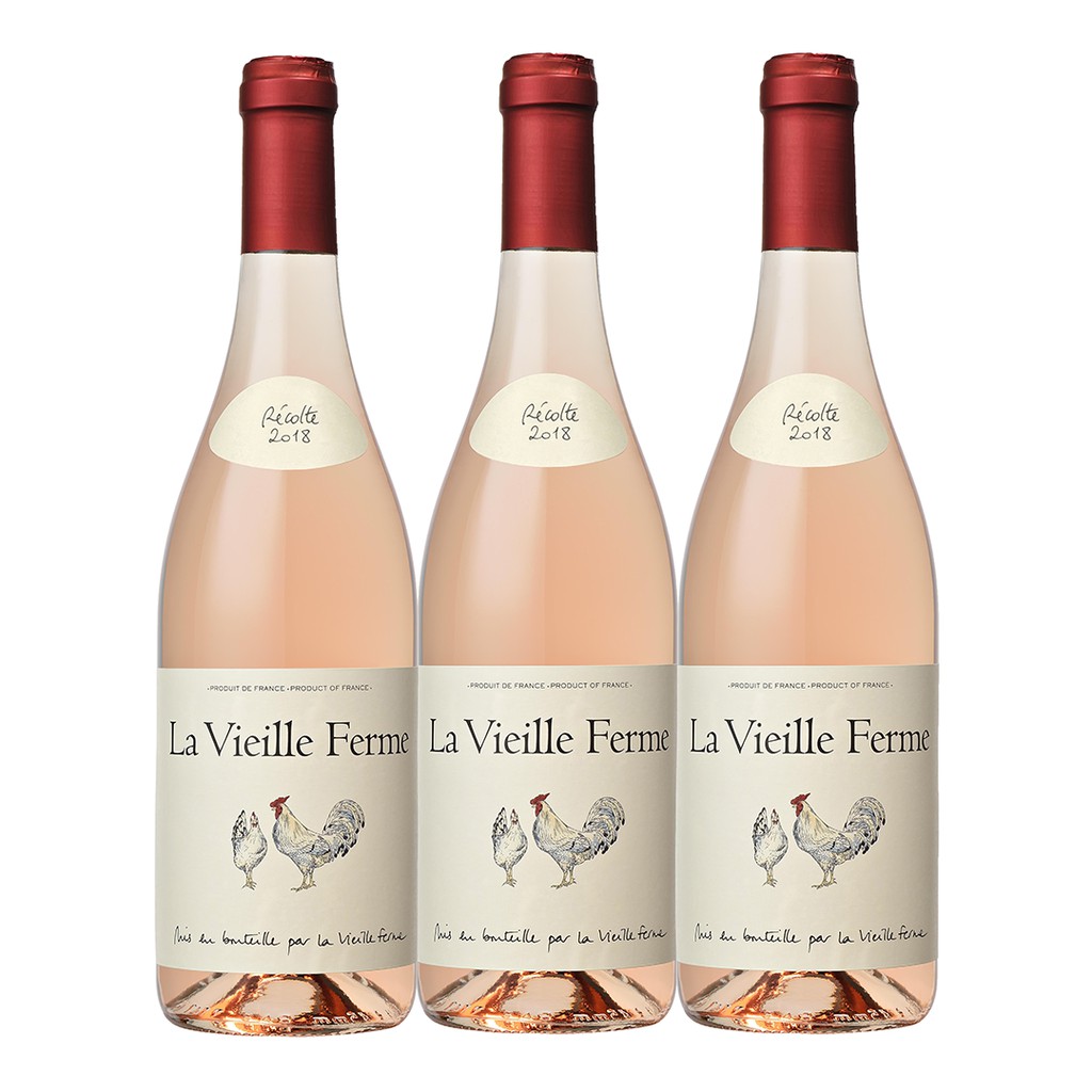 [Bundle of 3] La Vieille Ferme VDF Rose 2018/2019, France, 750ml