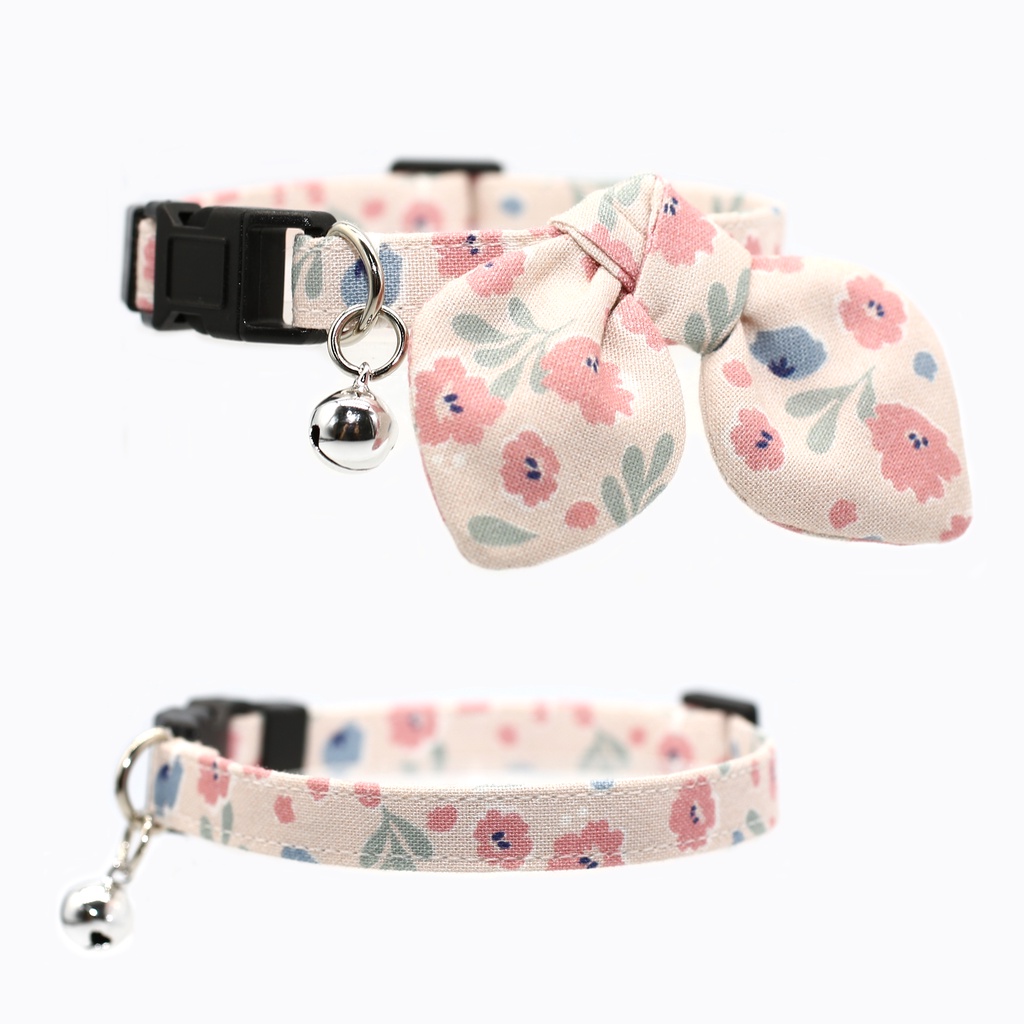 Breakaway Cat Collar "Budding Pink Floral" / Available with Matching