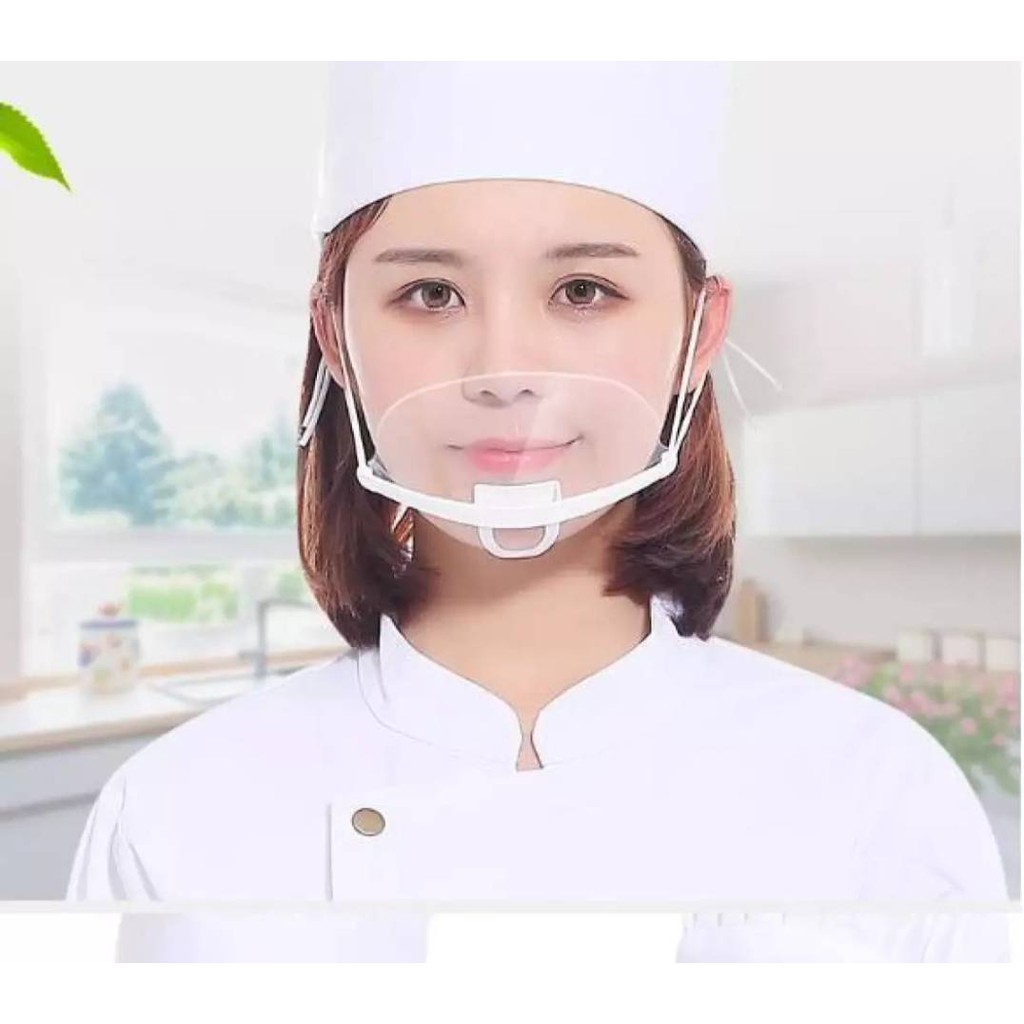 (10piece Box separately) cooking mask, chef mask, restaurant mask Cooking mouth gag 2 in 1