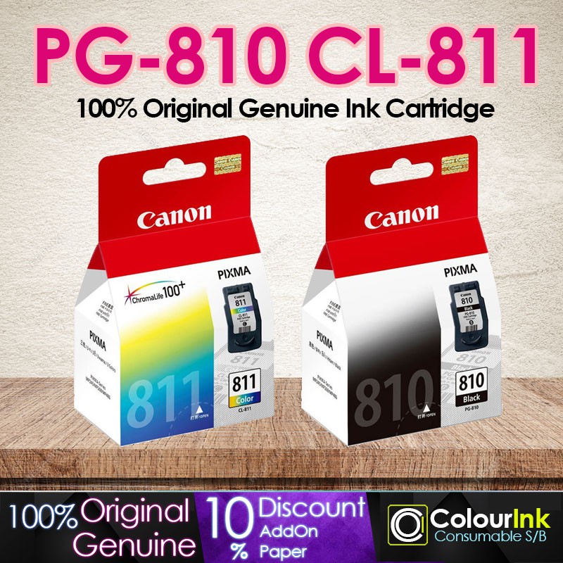 Canon Original Genuine PG810 PG810 XL Black / CL811 CL811 XL color