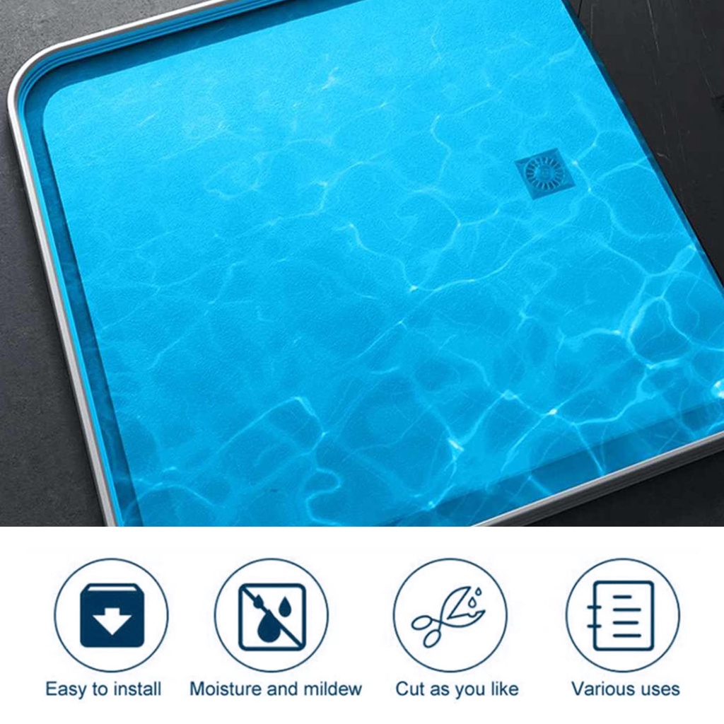 PNL Water Retaining Strip Shower Dam Barrier Water Stopper Self