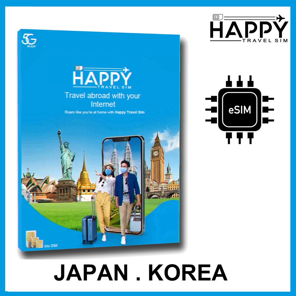 eSIM Japan, Korea SIM Card Shopee Singapore