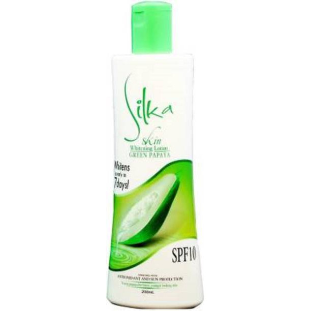 Silka Skin Whitening Lotion With Green Papaya (200 Ml) Shopee Singapore