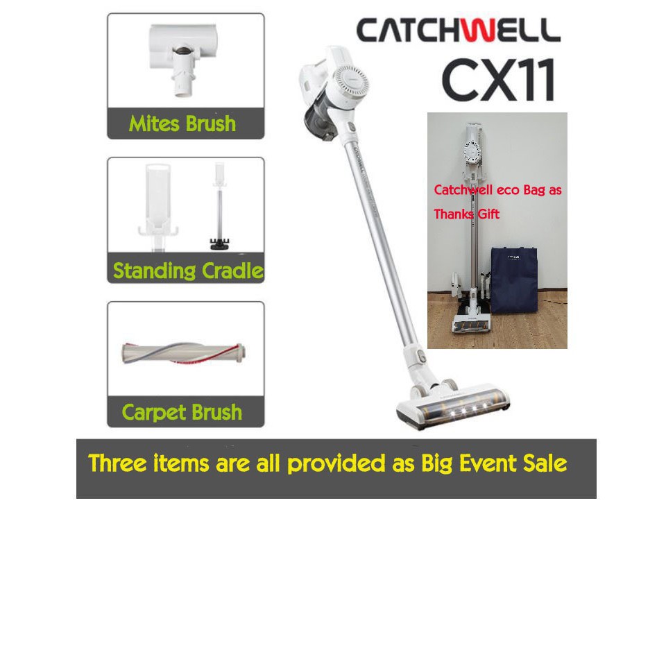 Cordless Vacuum Cleaner Korean Brand Catchwell CX11 Shopee Singapore