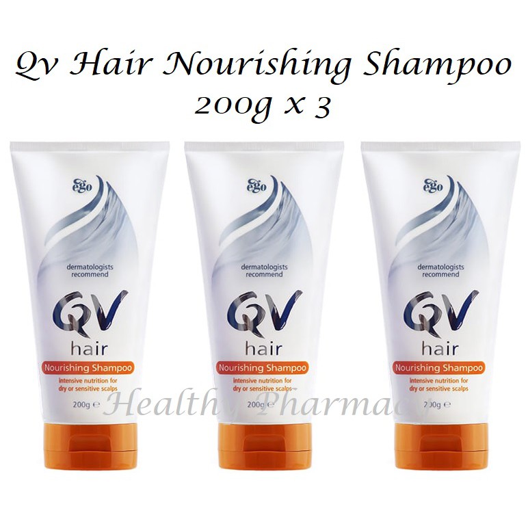 Qv Hair Nourishing Shampoo 200g x 3 Shopee Singapore