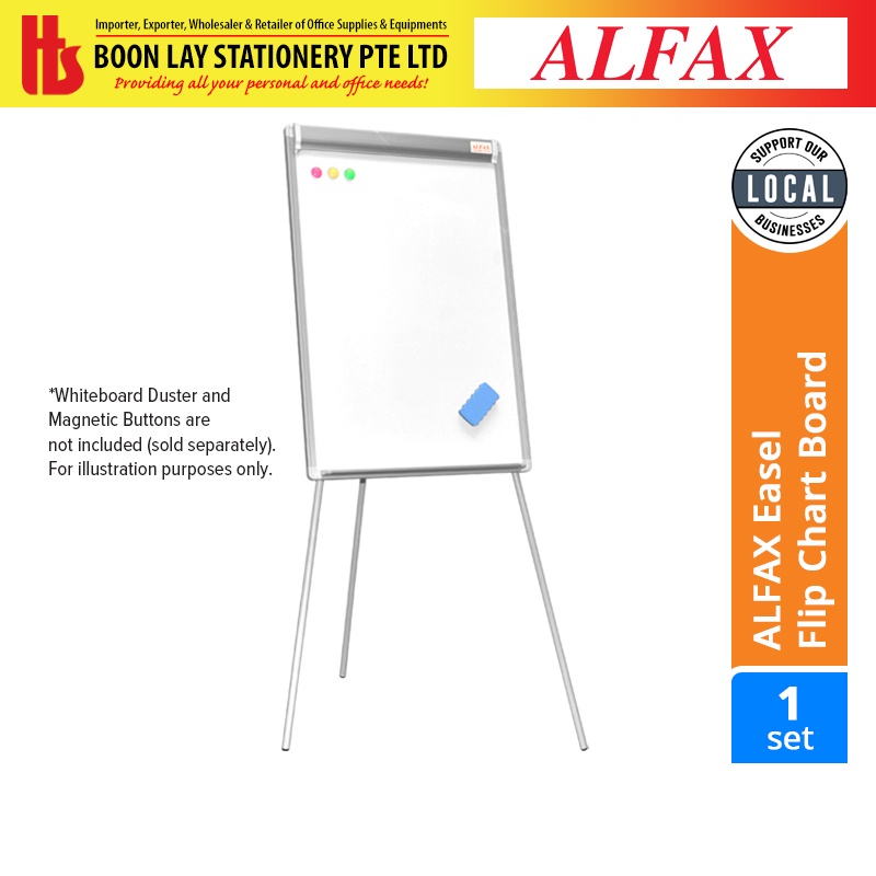 ALFAX Easel Flip Chart Board 60x90cm / 70x100cm Shopee Singapore
