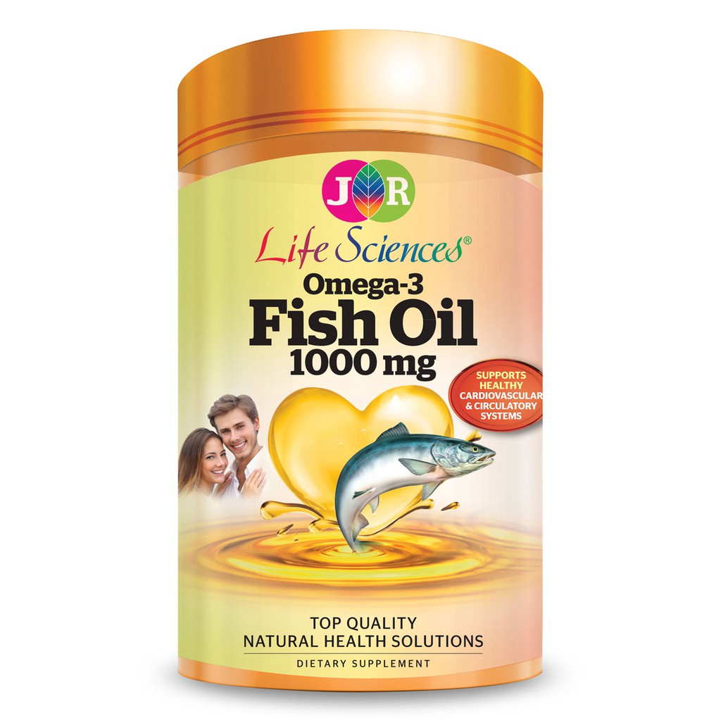 JR Life Sciences Omega3 Fish Oil 1000mg, 365 Softgels Shopee Singapore