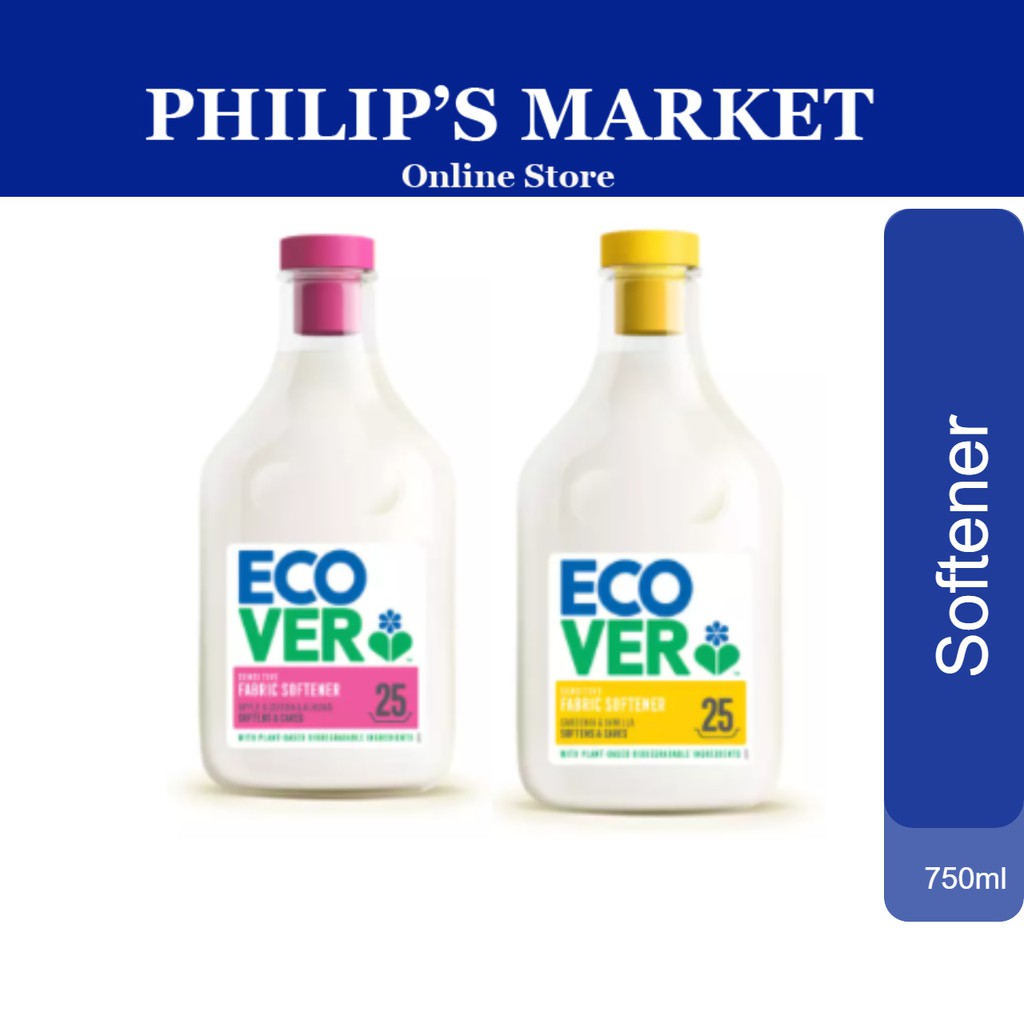 ECOVER Fabric Softener 750ml Shopee Singapore