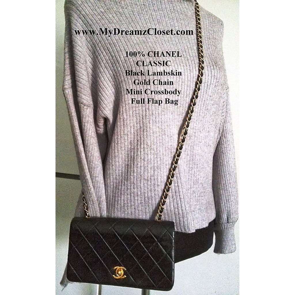 Chanel Gold Chain Crossbody Bag Paul Smith