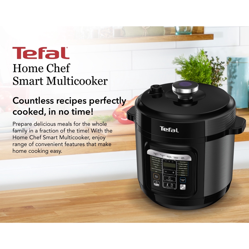 Tefal CY601 Home Chef Smart 6L Multicooker Shopee Singapore