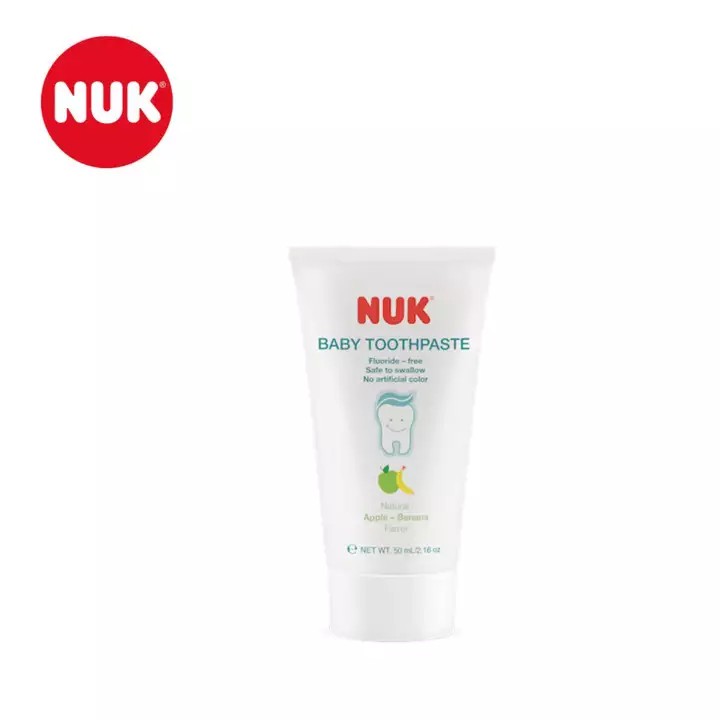 NUK Baby Toothpaste (Fluoridefree , No artificial color) Shopee