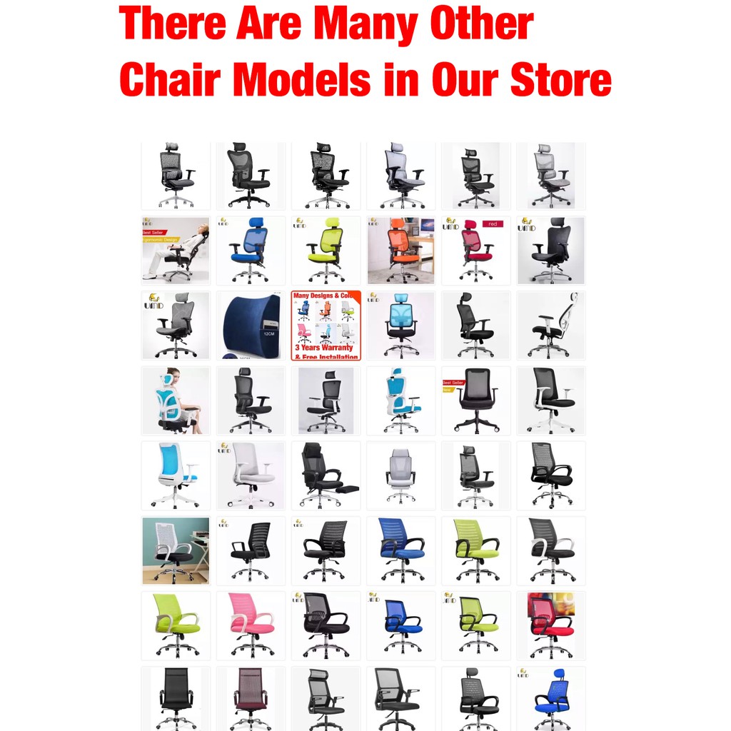 UMD Ergonomic Office Chair (FREE Installation) Shopee Singapore