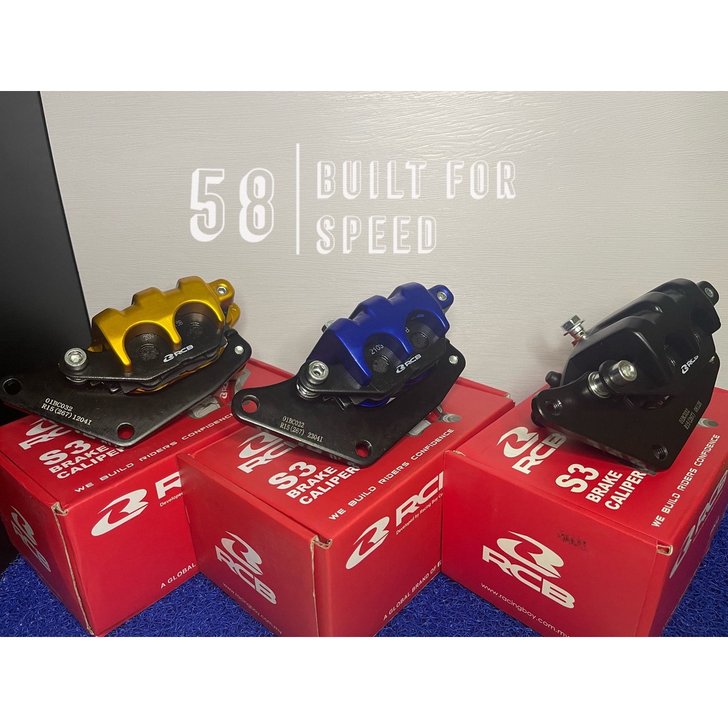 RCB Racing Boy S3 SERIES FRONT BRAKE CALIPER 2 POT NMAX 155 /AEROX
