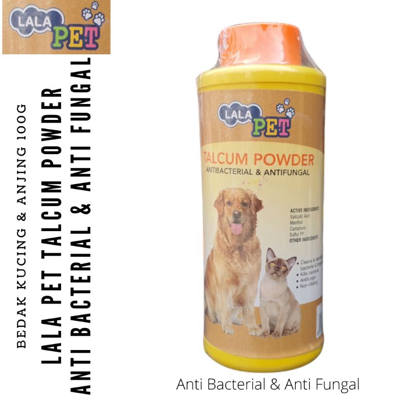Lala PET Talcum Powder Anti Bacterial And Anti Fungal / Anti Fungal