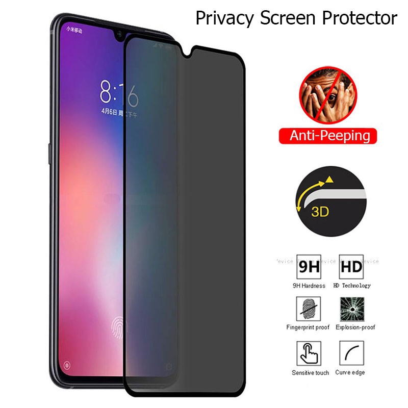 Privacy Screen Protector For Huawei P40 P30 P20 Pro P10 Plus Lite Full