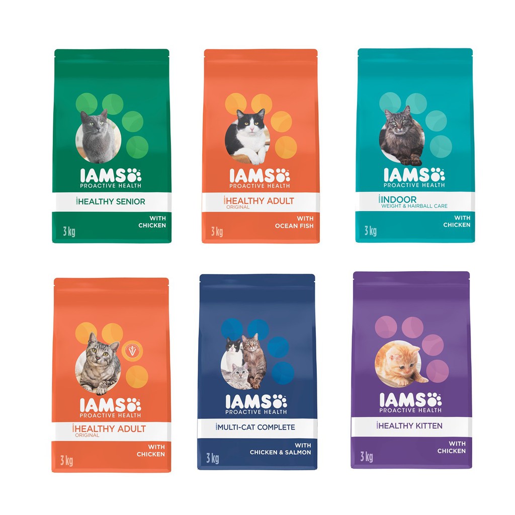 IAMS Premium Cat Dry Cat Food 3kg High Protein Dry Food Shopee Singapore