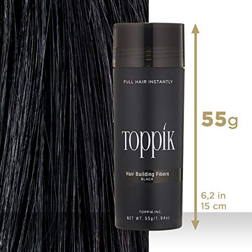 Toppik Black Hair Building Fibers/Volumizing Hair Fiber/Hair Loss/Hair