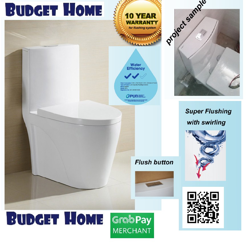 Mayfair Toilet bowl Tornado flushing Shopee Singapore
