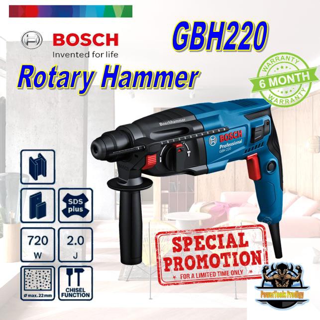 BOSCH GBH 220 PROFESSIONAL ROTARY HAMMER DRILL/ IMPACT DRILL DRIVER/ SIMILIAR TO BOSCH GBH226
