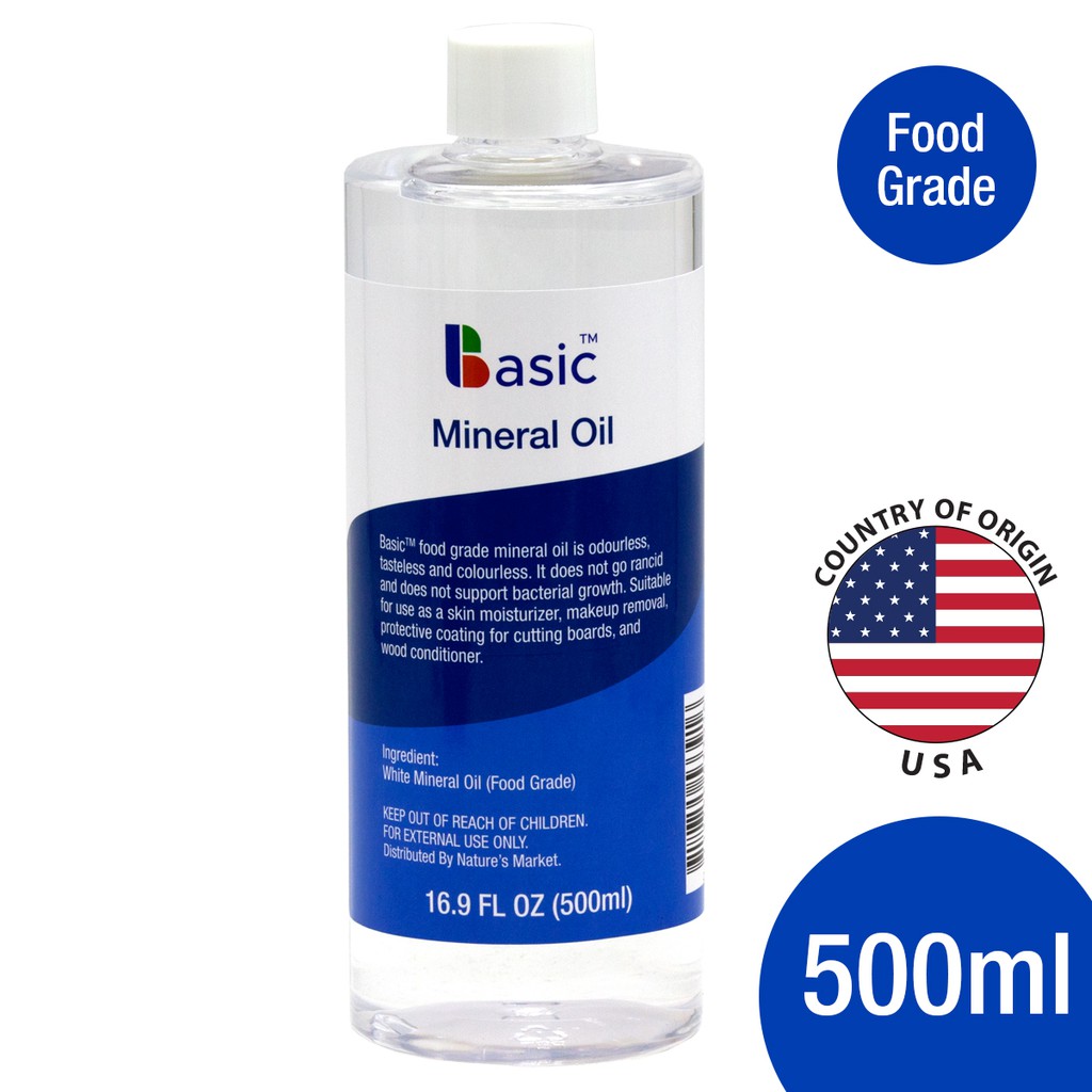 Basic Mineral Oil, Food Grade, 500ml Shopee Singapore