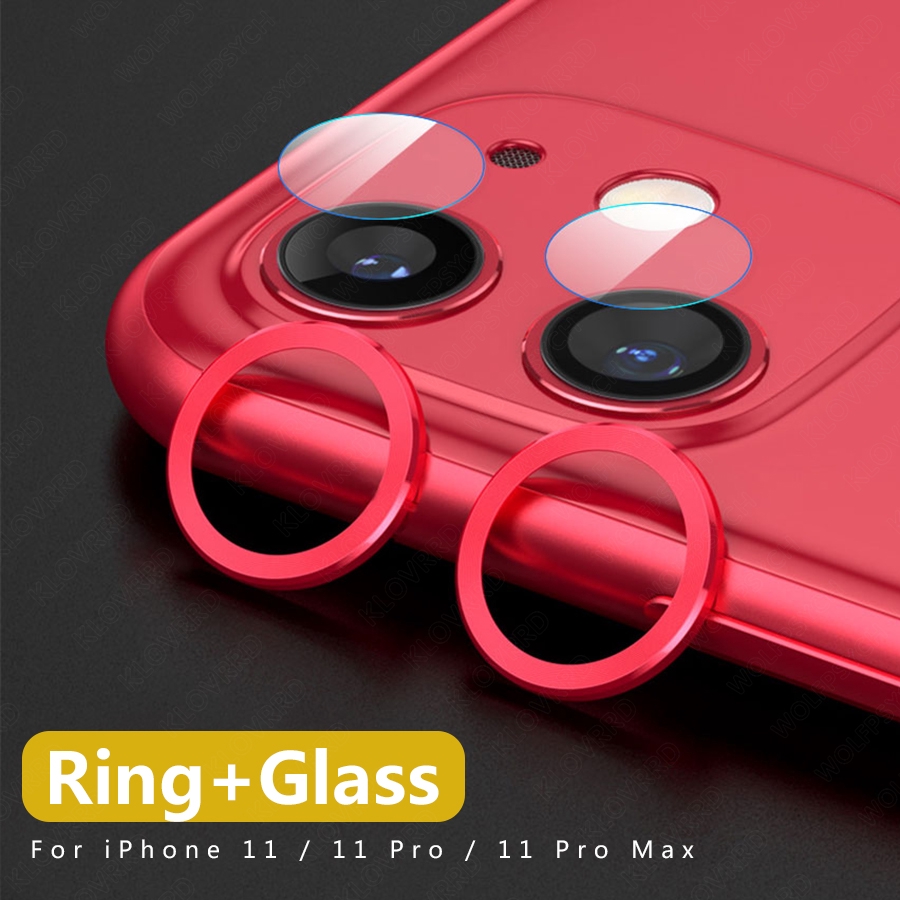 iPhone 11 Pro Max Back Camera Lens Metal Protector Ring Cover