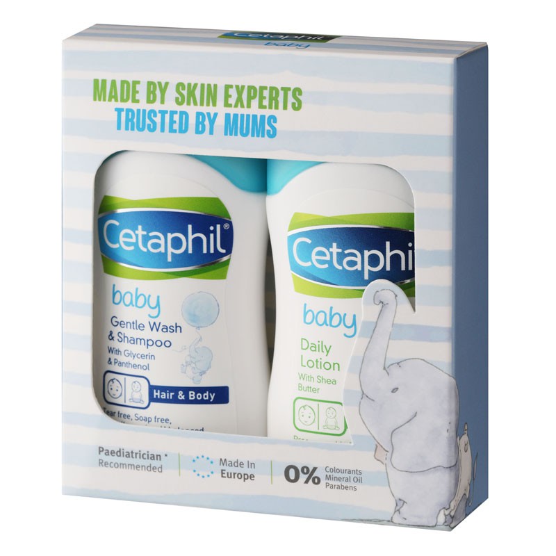 Cetaphil Baby Travel Kit (Wash & Shampoo 50ml + Lotion